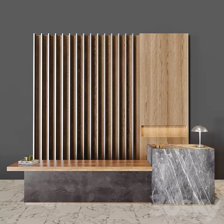 Reception 5 and Eichholtz Gino 3D Model