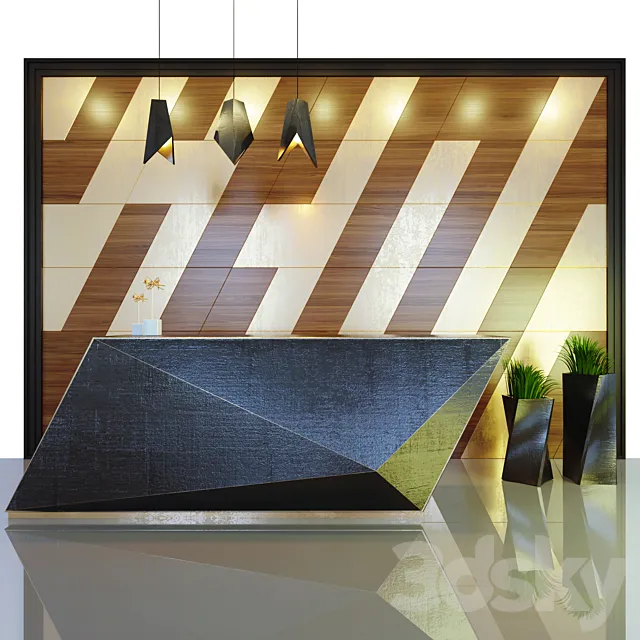 Reception 8 3D Model