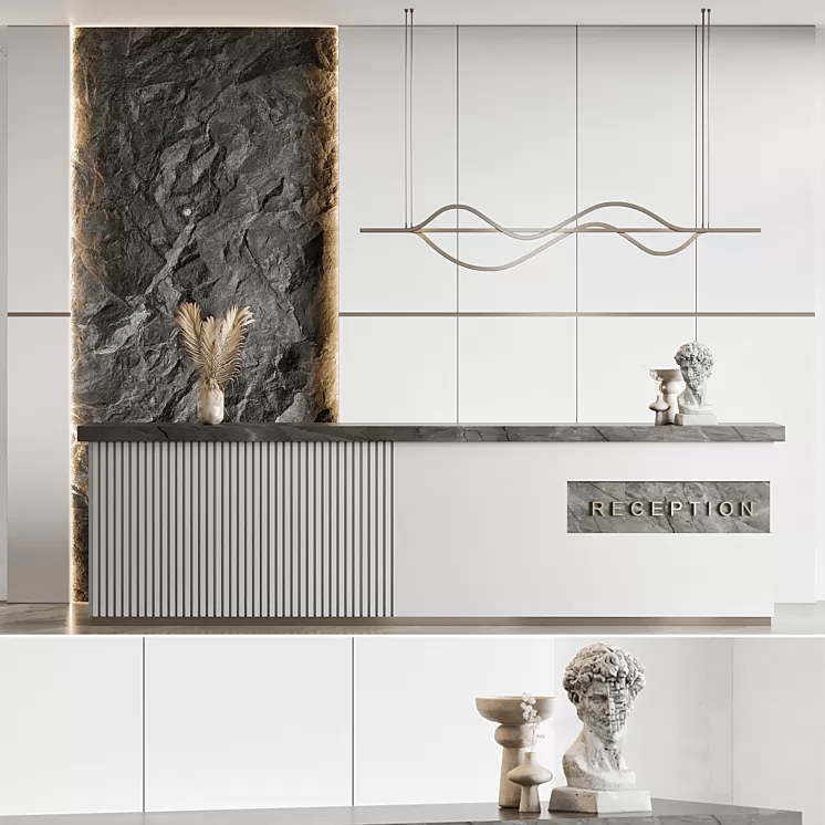 Reception design 08 3D Model Free