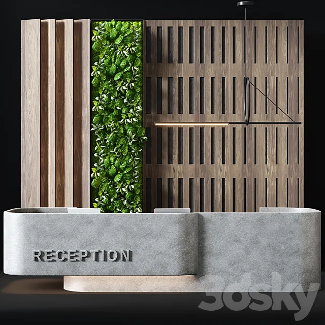 Reception desk 13 3D Model