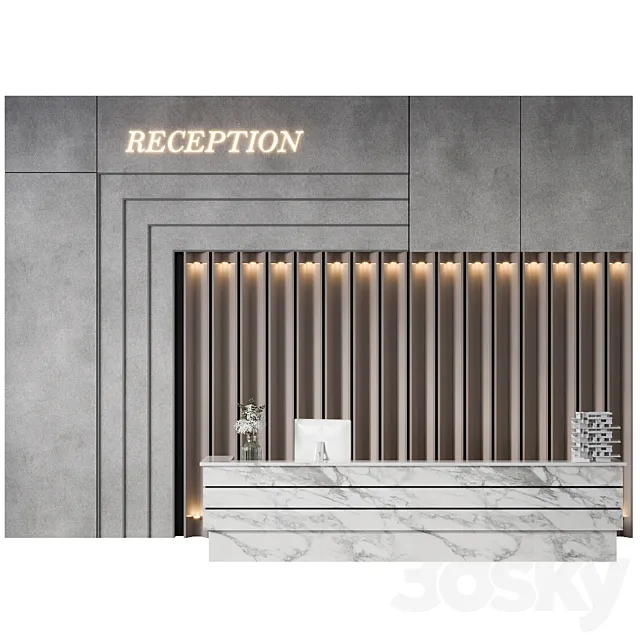 RECEPTION DESK NO28 3D Model