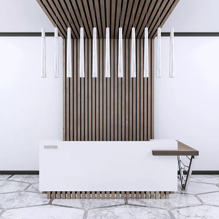 Reception for office C2 3D Model