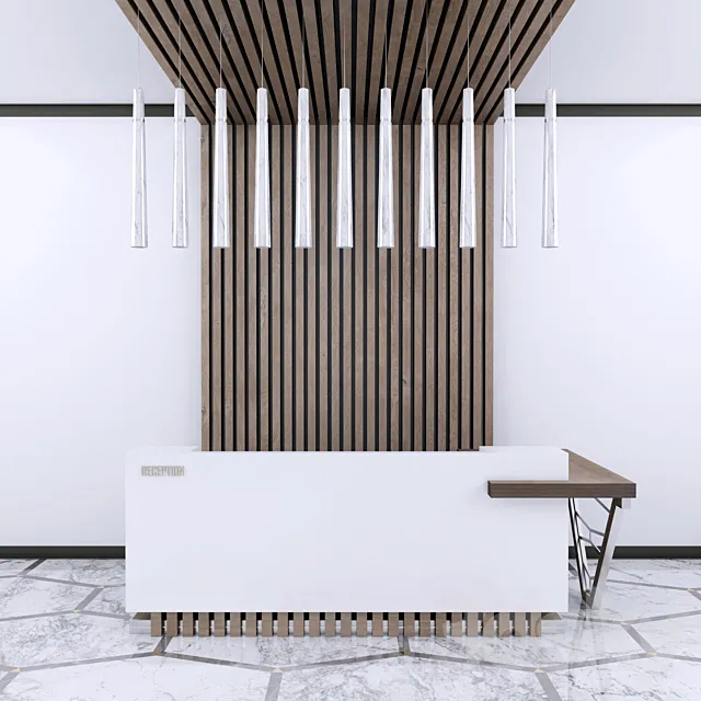 Reception for office C2 3D Model