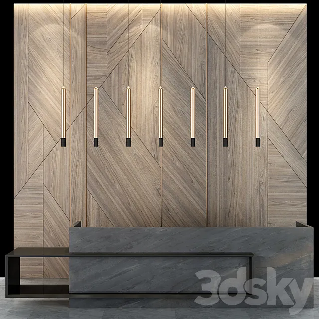 Reception set02 3D Model