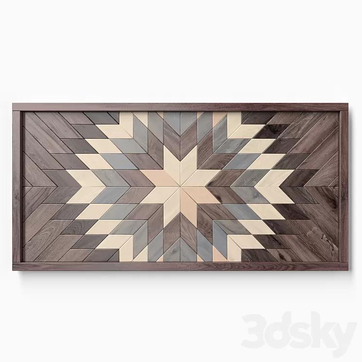 Reclaimed wood wall art