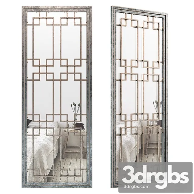 Rectangular wall mirror - eichholtz mota 109556 3D Model Free
