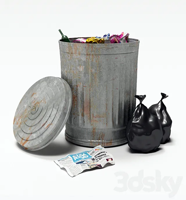 Recyclebin 3D Model