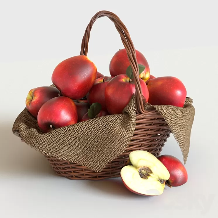 red apples 3D Model