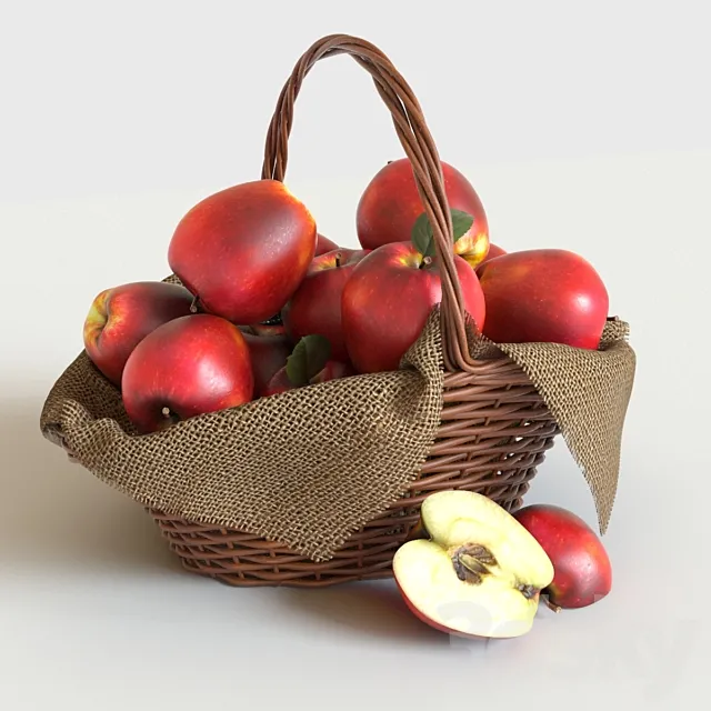 red apples 3DModel
