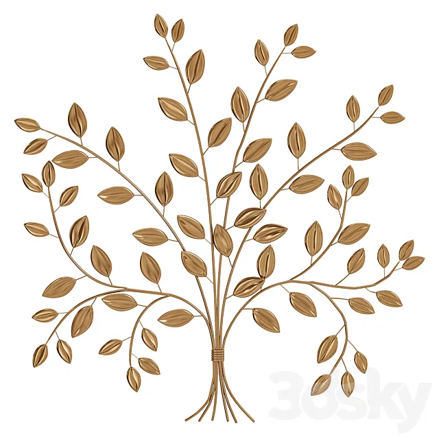 Red barrel studio tree of life wall decor 3D Model