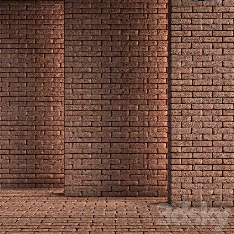 Red brick 01 Free Download