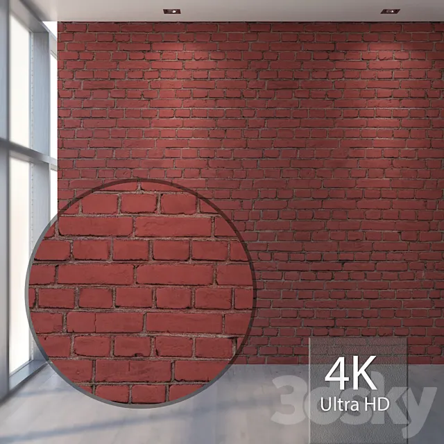 Red brick 808 3D Model