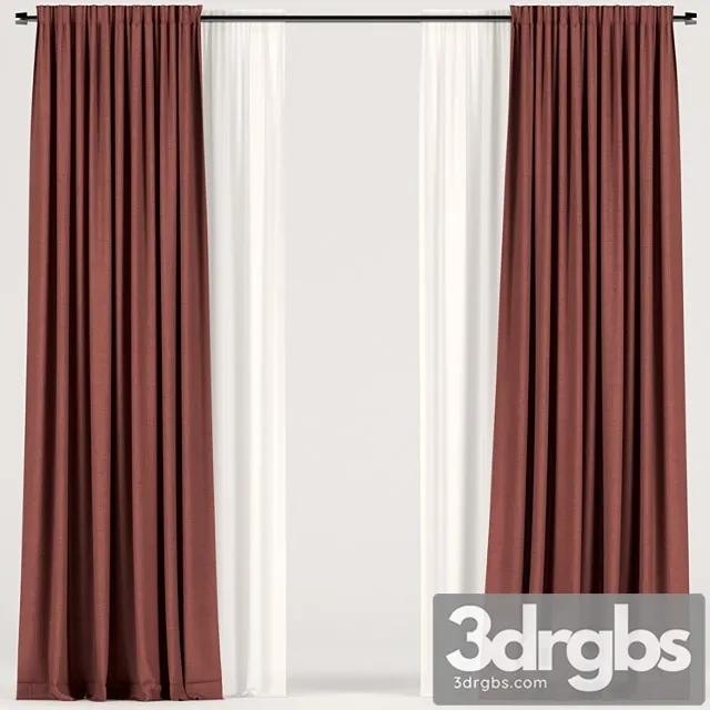 Red curtains. Free Download