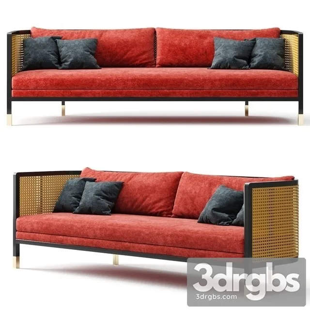 RED Edition Sofa Series Cannage 3D Model Free
