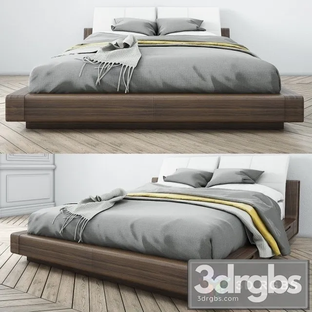 Redhome Bed Lumi 3 3D Model Free