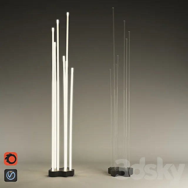 Reeds Light 3D Model