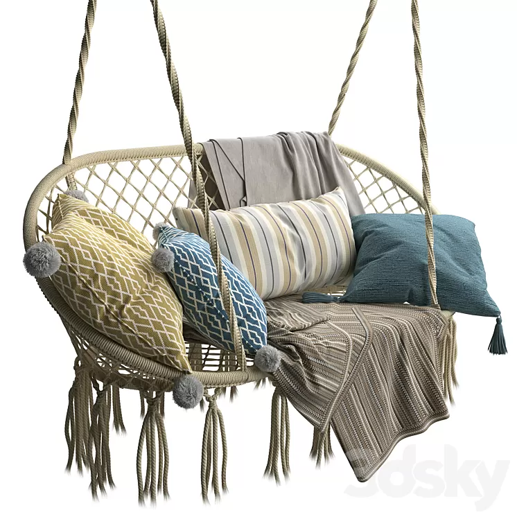 Reelak Double Swing Seat 3D Model