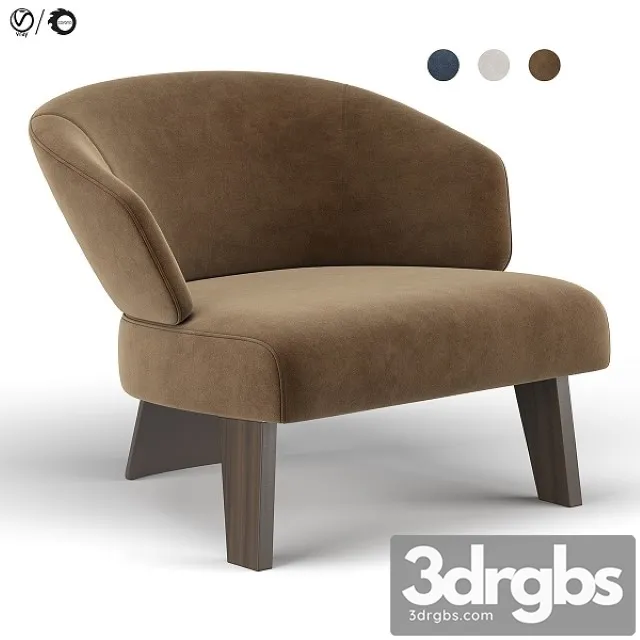 Reeves Large Armchair 3D Model Free