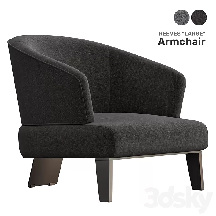 Reeves large armchair 3D Model