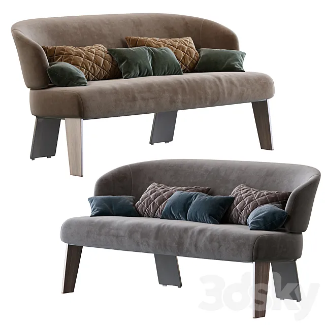 Reeves LOUNGE SOFA by Minotti 3DModel