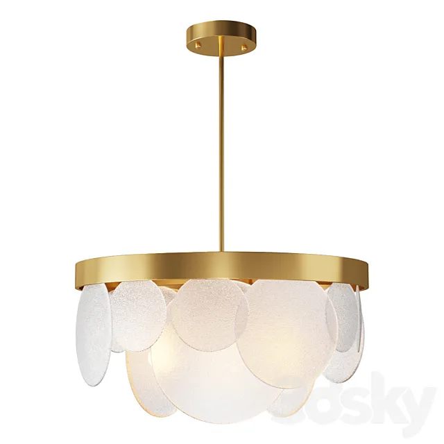 Reference: L868A Chandelier Glassy by Romatti 3_45 * 30 3D Model