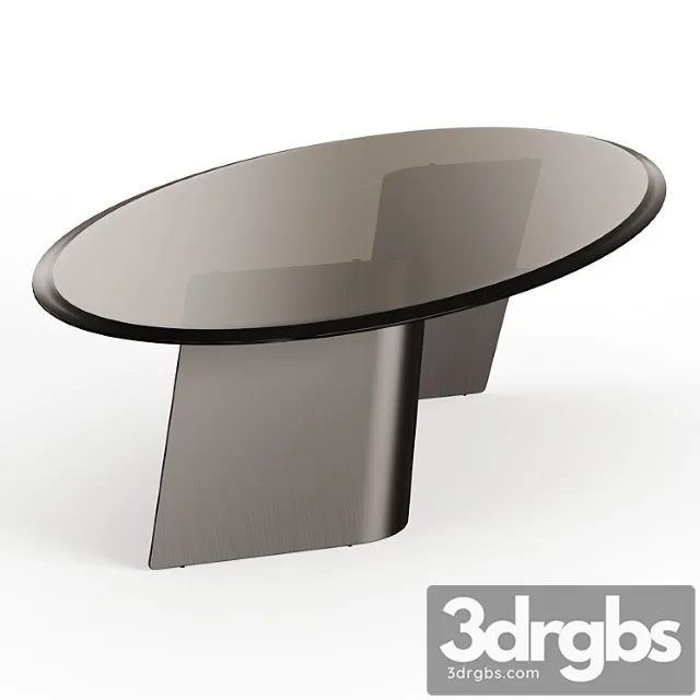Reflex Angelo Esse Oval Coffee Table By Tulczinsky 3D Model Free