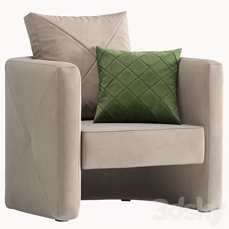 Reflex AURA armchair 3D Model