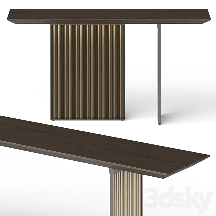 Reflex Monolite Console Table 3D Model