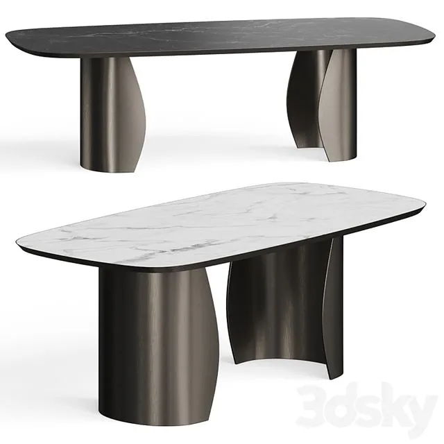 Reflex Petalo 72 Dining Table 3D Model