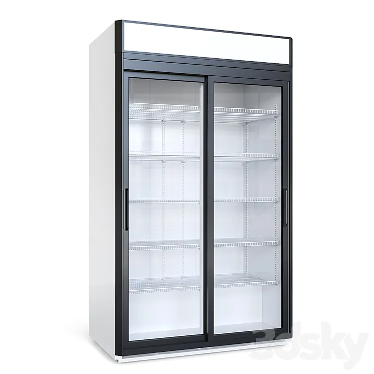 Refrigerated cabinet 1.12 compartment 3D Model Free