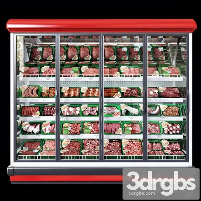 Refrigerated showcase bonnetneve proxima 3D Model Free