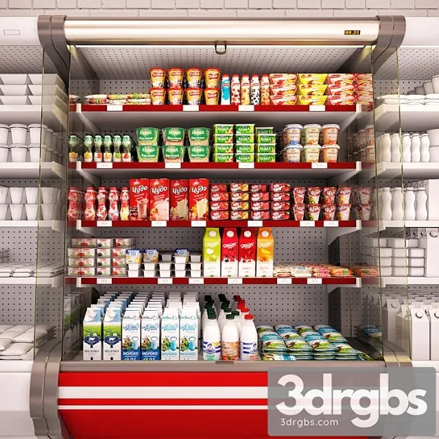 Refrigerated Showcase Fortune 3D Model Free