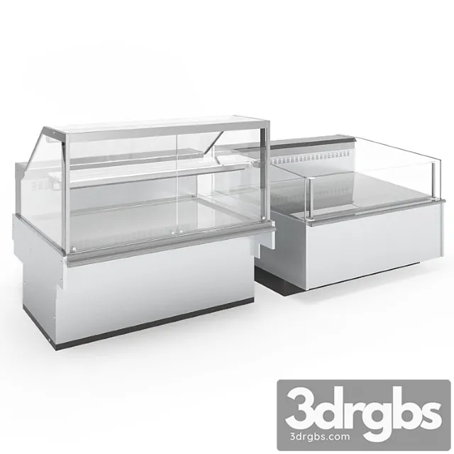 Refrigerated showcase london 3 090 and belgrado 2 080 arneg 3D Model Free