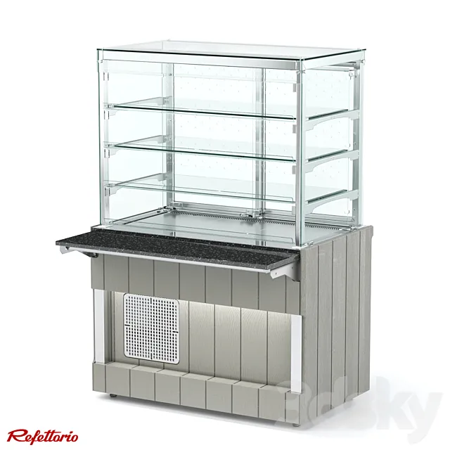 Refrigerated showcase RC2 Capital 3D Model