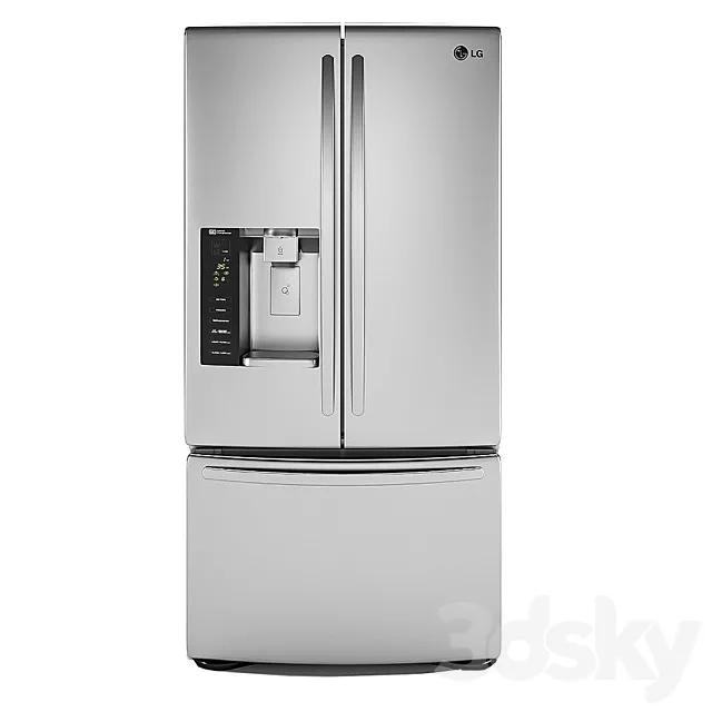 Refrigerator 3D Model