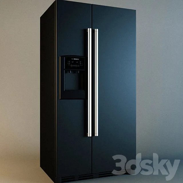 Refrigerator Bosch KAN 58A55 3D Model