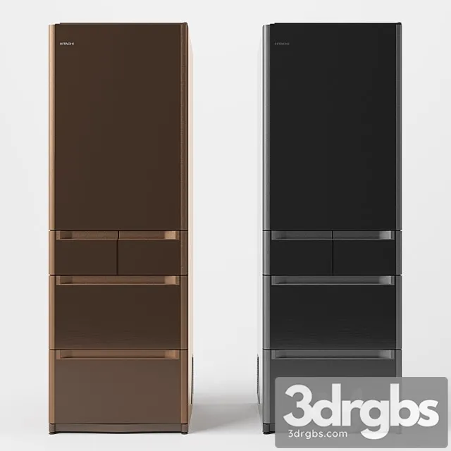 Refrigerator Hitachi RE 5000 U Kht 3D Model Free