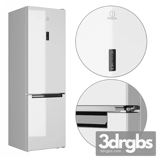 Refrigerator indesit df 5200 w 2 3D Model Download