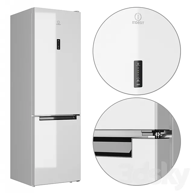 Refrigerator Indesit DF 5200 W 3DModel