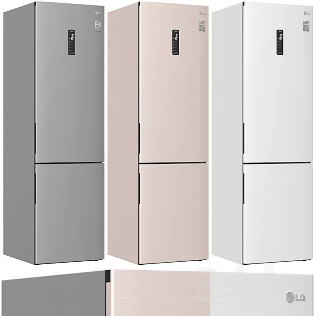 Refrigerator LG DoorCooling 3DModel