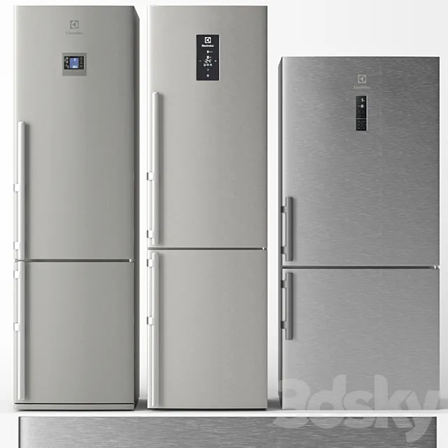 Refrigerator set Electrolux 3D Model