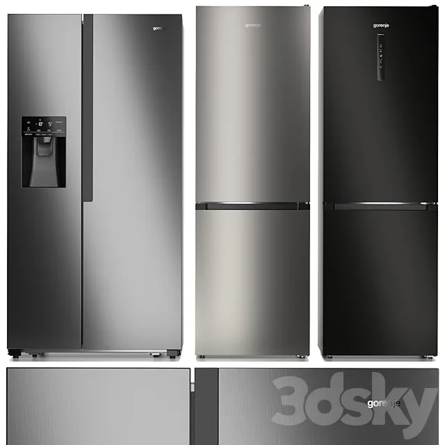 Refrigerator set Gorenje 3DModel