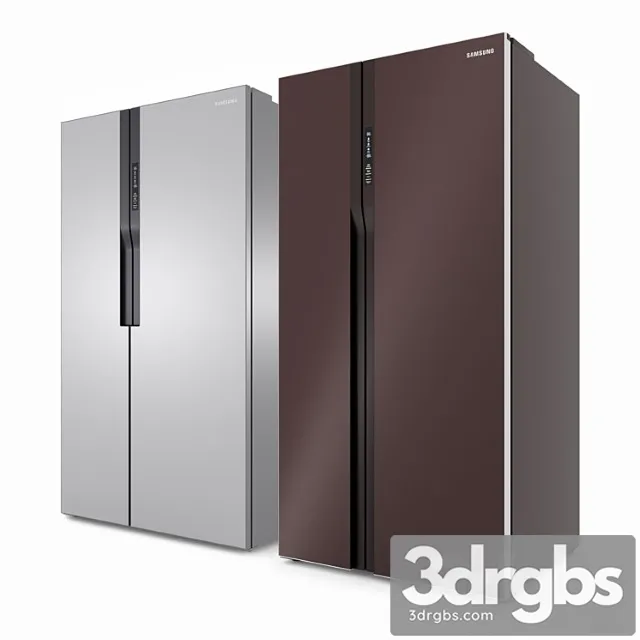 Refrigerators Samsung Side By Side 3D Model Free