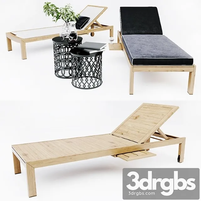 Regatta natural lounge collection 2 2 3D Model Free