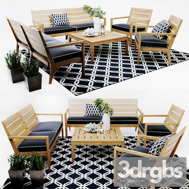 Regatta Natural Lounge Collection 3D Model Free