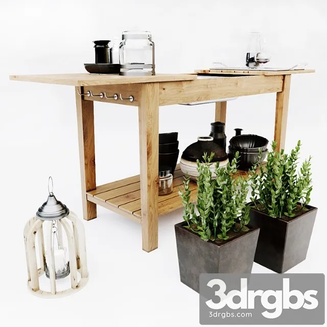 Regatta natural lounge collection 4 2 3D Model Free