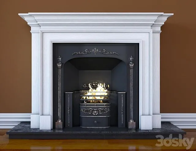 Regency hob grate 3D Model