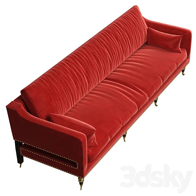 Regency Sofa 3D Model