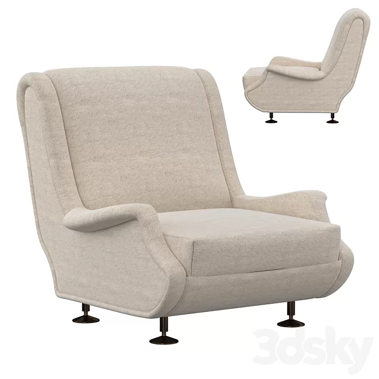 Regent Armchair 3D Model Free