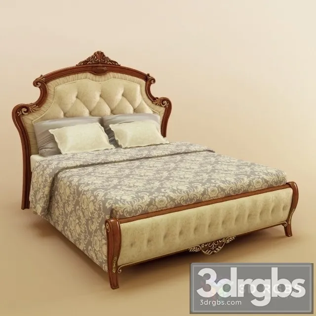 Reggenza Bed 3D Model Free